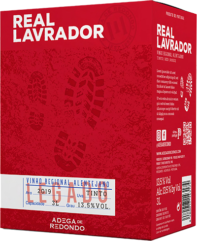 Real 5L Lavrador Bag-in-Box Red